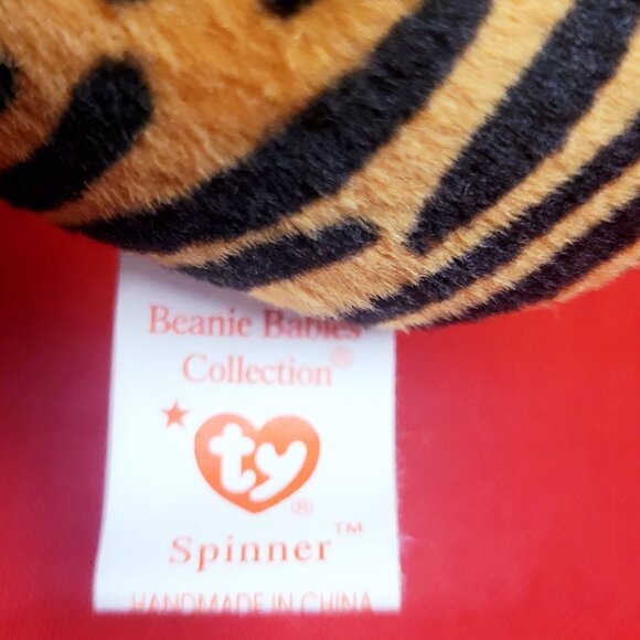 Ty Beanie Babies Spinner The Spider 1997 Plush Stuffed Animal - Picture 6 of 10